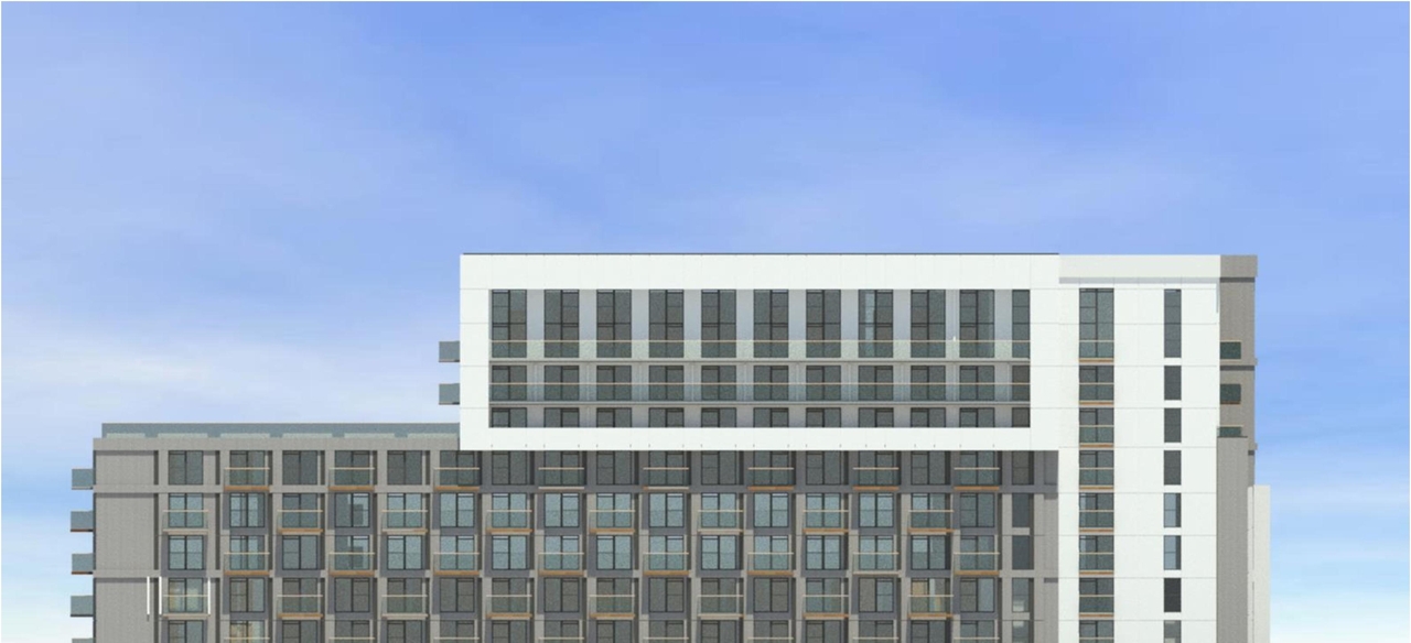 Rendering of building from page 3 of the file '2023-03-27 - Renderings - D07-12-21-0115'