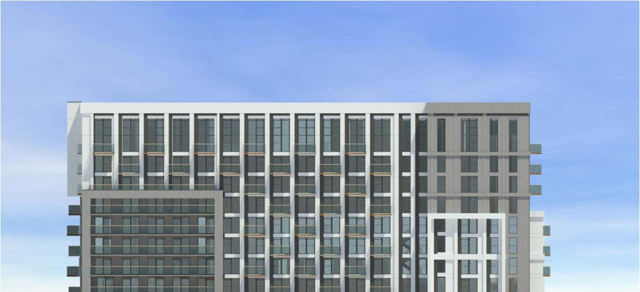 Rendering of building from page 4 of the file '2023-03-27 - Renderings - D07-12-21-0115'