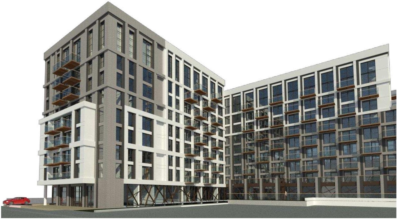 Rendering of building from page 6 of the file '2023-03-27 - Renderings - D07-12-21-0115'
