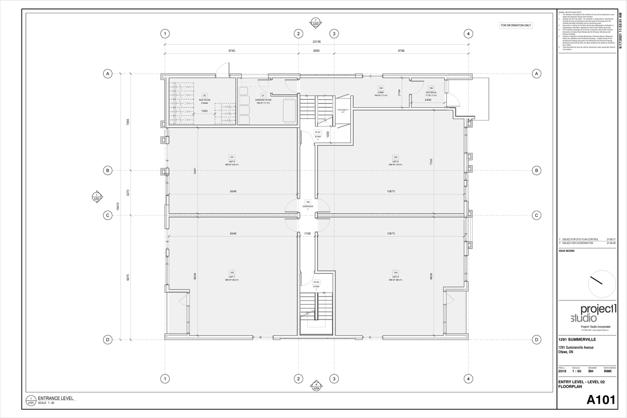 Floor plan for project from page 2 of the file '2021-08-19 - Floor Plans - D07-12-21-0126'