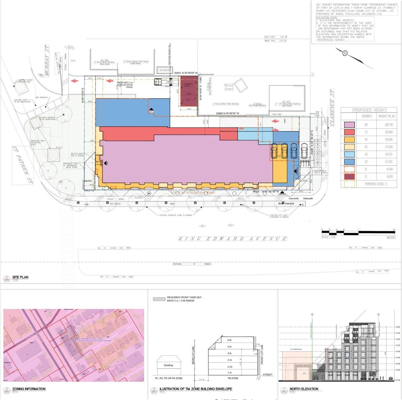 Construction site plan for project from page 17 of the file '2021-08-23 - Design Brief - D07-12-21-0128'
