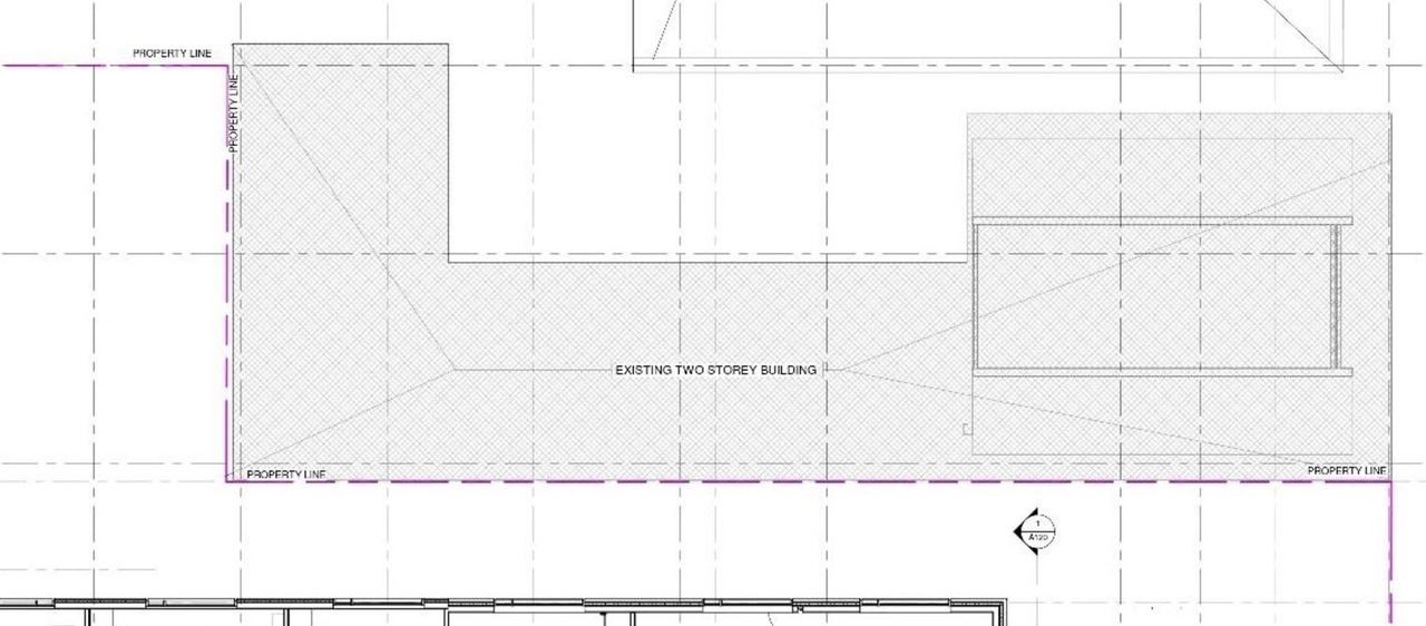 Construction site plan for project from page 33 of the file '2021-08-23 - Design Brief - D07-12-21-0128'