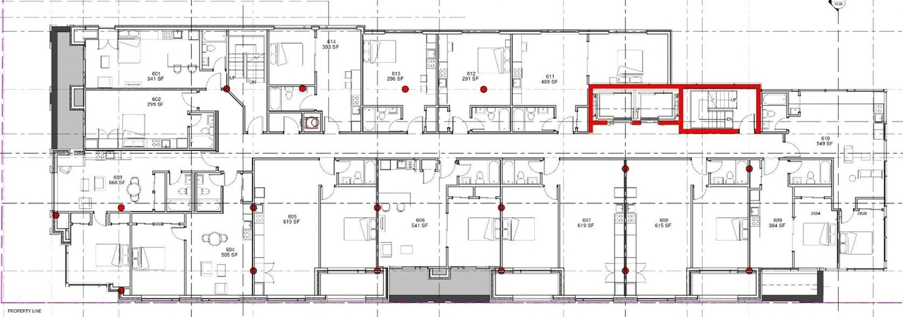 Floor plan for project from page 36 of the file '2021-08-23 - Design Brief - D07-12-21-0128'