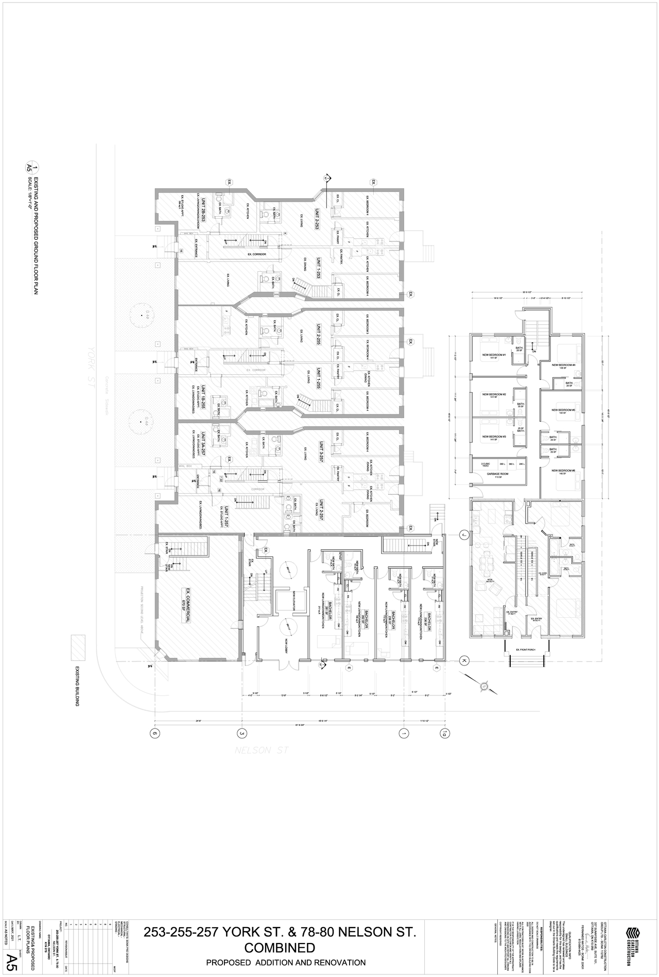 Floor plan for project from page 2 of the file '2021-08-27 - Floor Plans and Elevations - D07-12-21-0135'