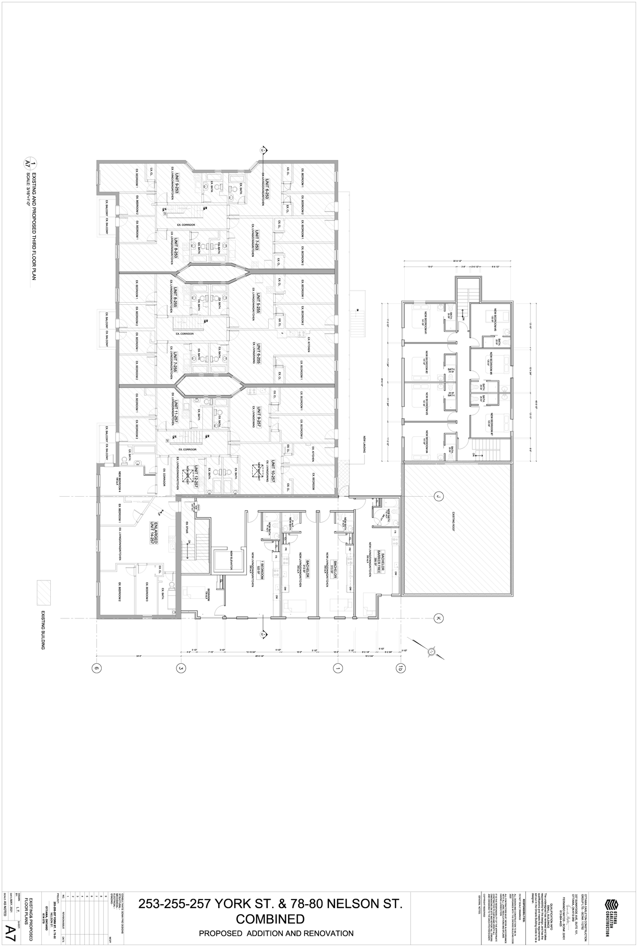 Floor plan for project from page 4 of the file '2021-08-27 - Floor Plans and Elevations - D07-12-21-0135'