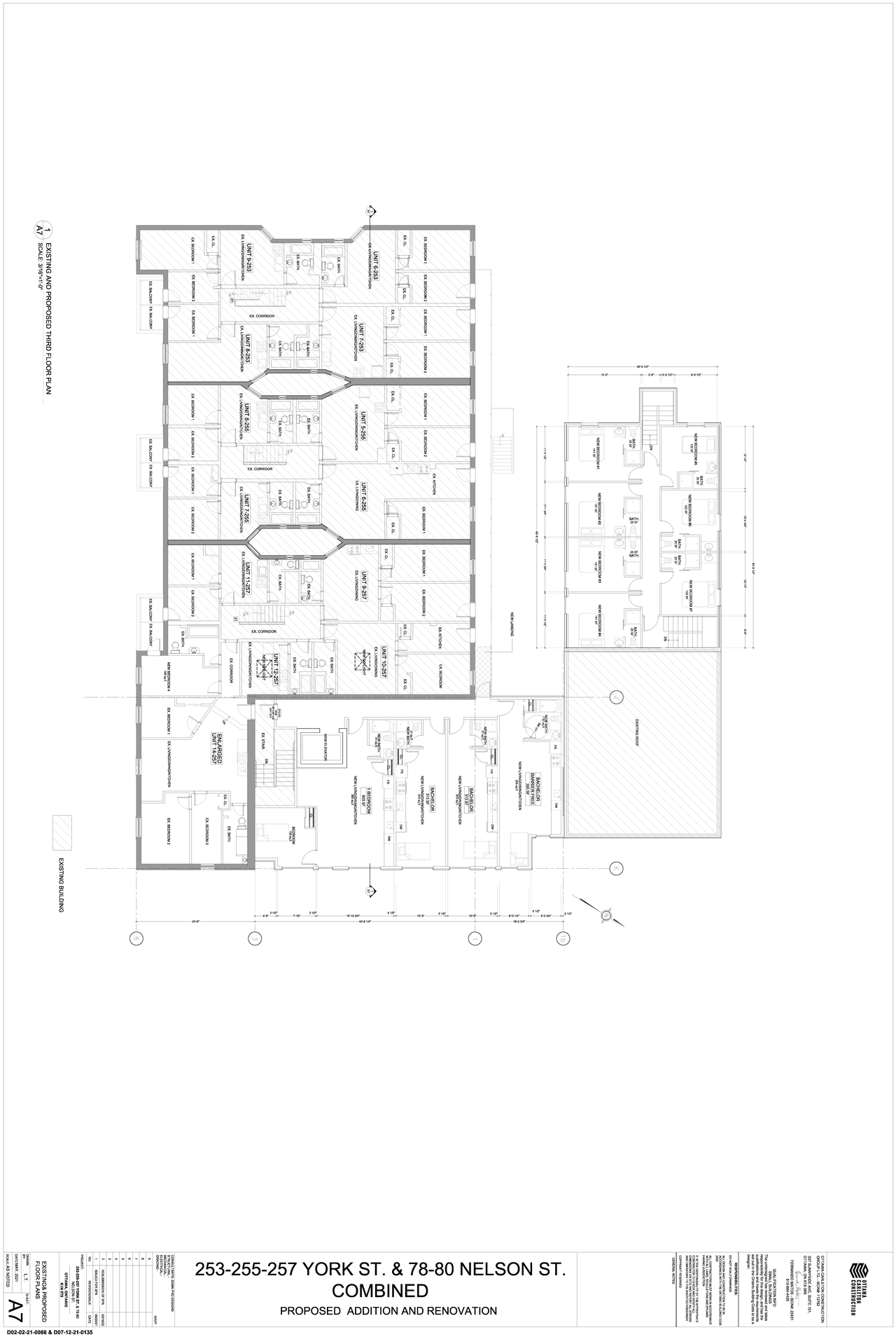 Floor plan for project from page 4 of the file '2022-03-22 - Floor Plans - D07-12-21-0135'
