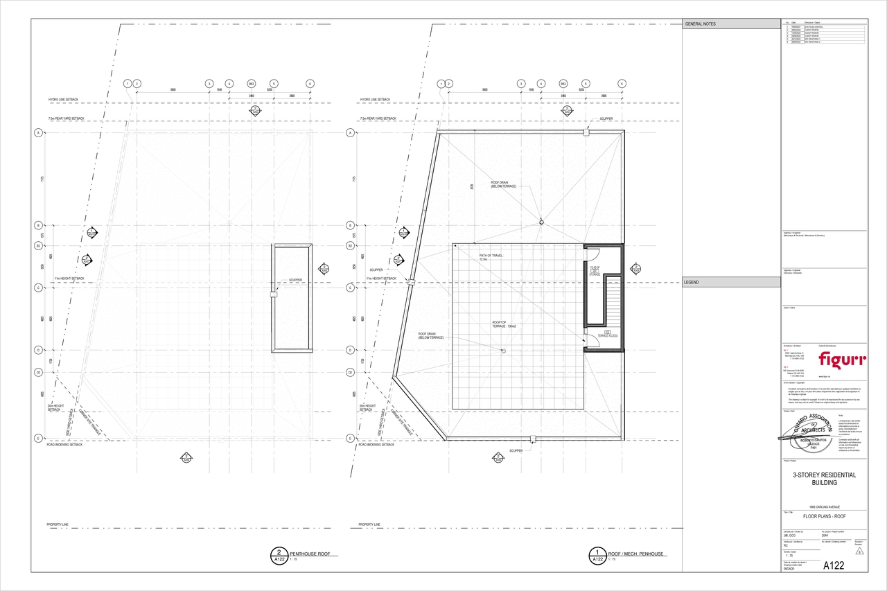 Floor plan for project from page 3 of the file '2023-06-30 - Floor Plans & Elevations - D07-12-21-0145'