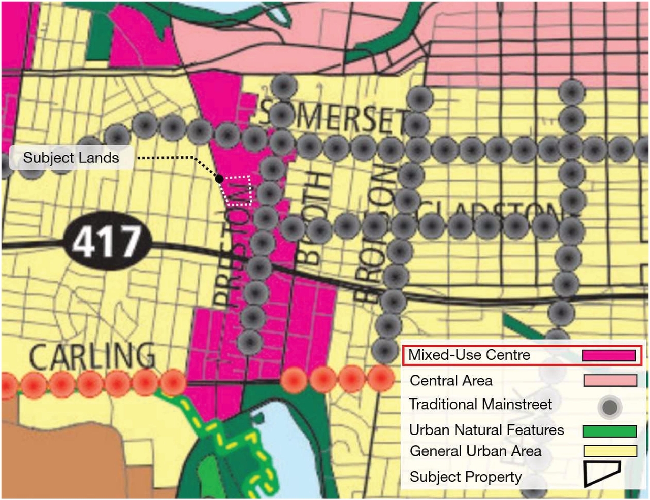 Construction site plan for project from page 12 of the file '2021-11-25 - UDRP Dec 3 2021 Design Brief - D07-12-21-0149'