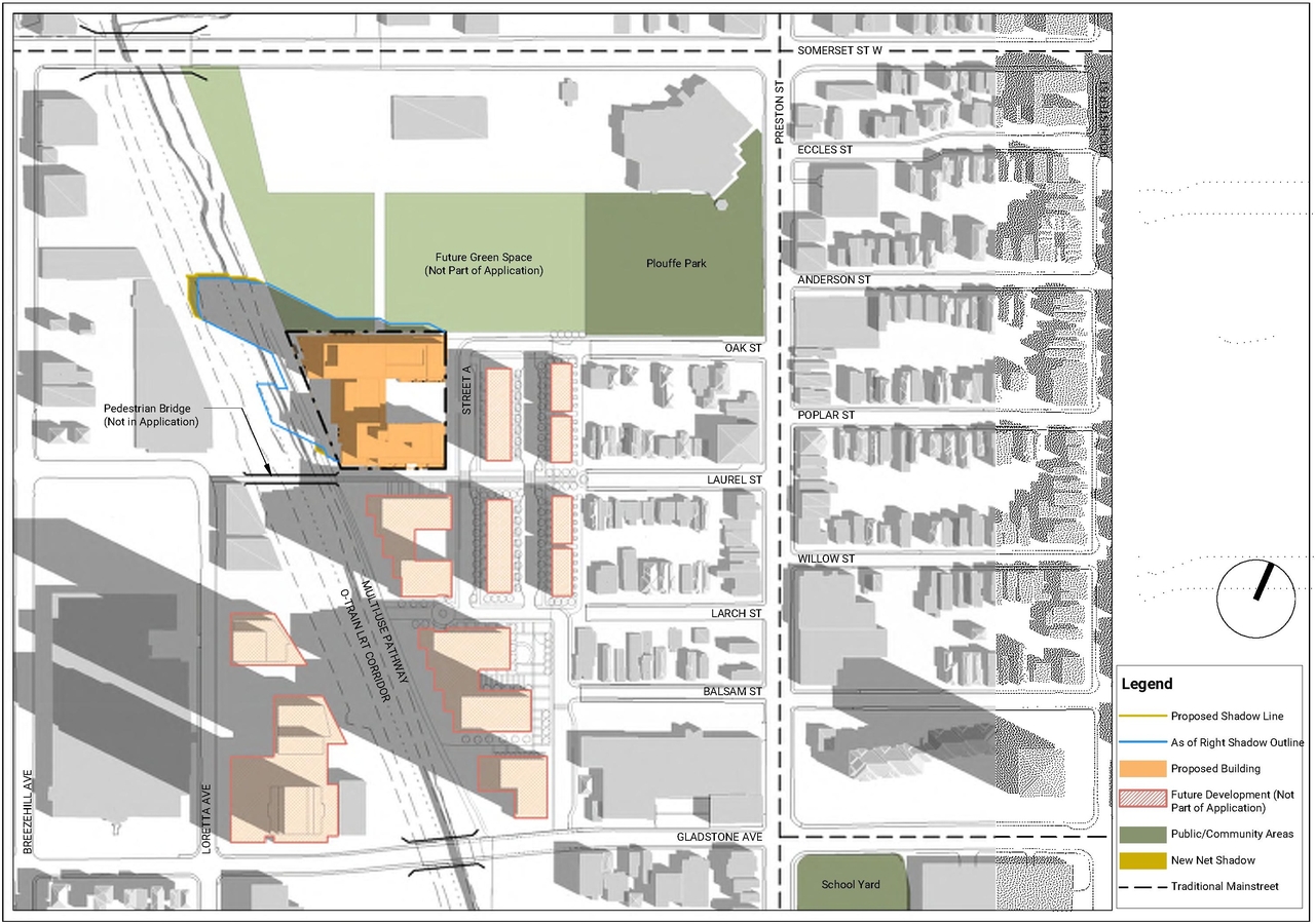 Construction site plan for project from page 71 of the file '2021-11-25 - UDRP Dec 3 2021 Design Brief - D07-12-21-0149'