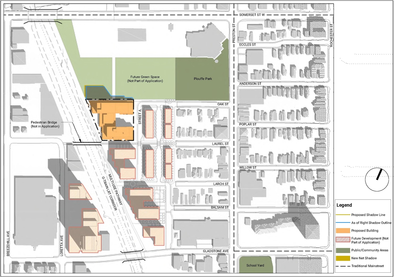 Construction site plan for project from page 73 of the file '2021-11-25 - UDRP Dec 3 2021 Design Brief - D07-12-21-0149'