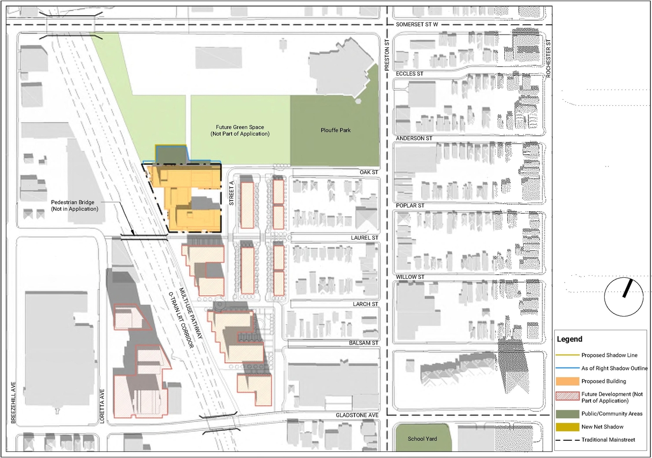Construction site plan for project from page 74 of the file '2021-11-25 - UDRP Dec 3 2021 Design Brief - D07-12-21-0149'