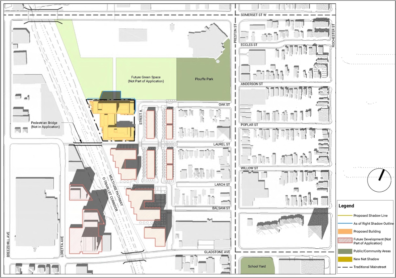 Construction site plan for project from page 75 of the file '2021-11-25 - UDRP Dec 3 2021 Design Brief - D07-12-21-0149'