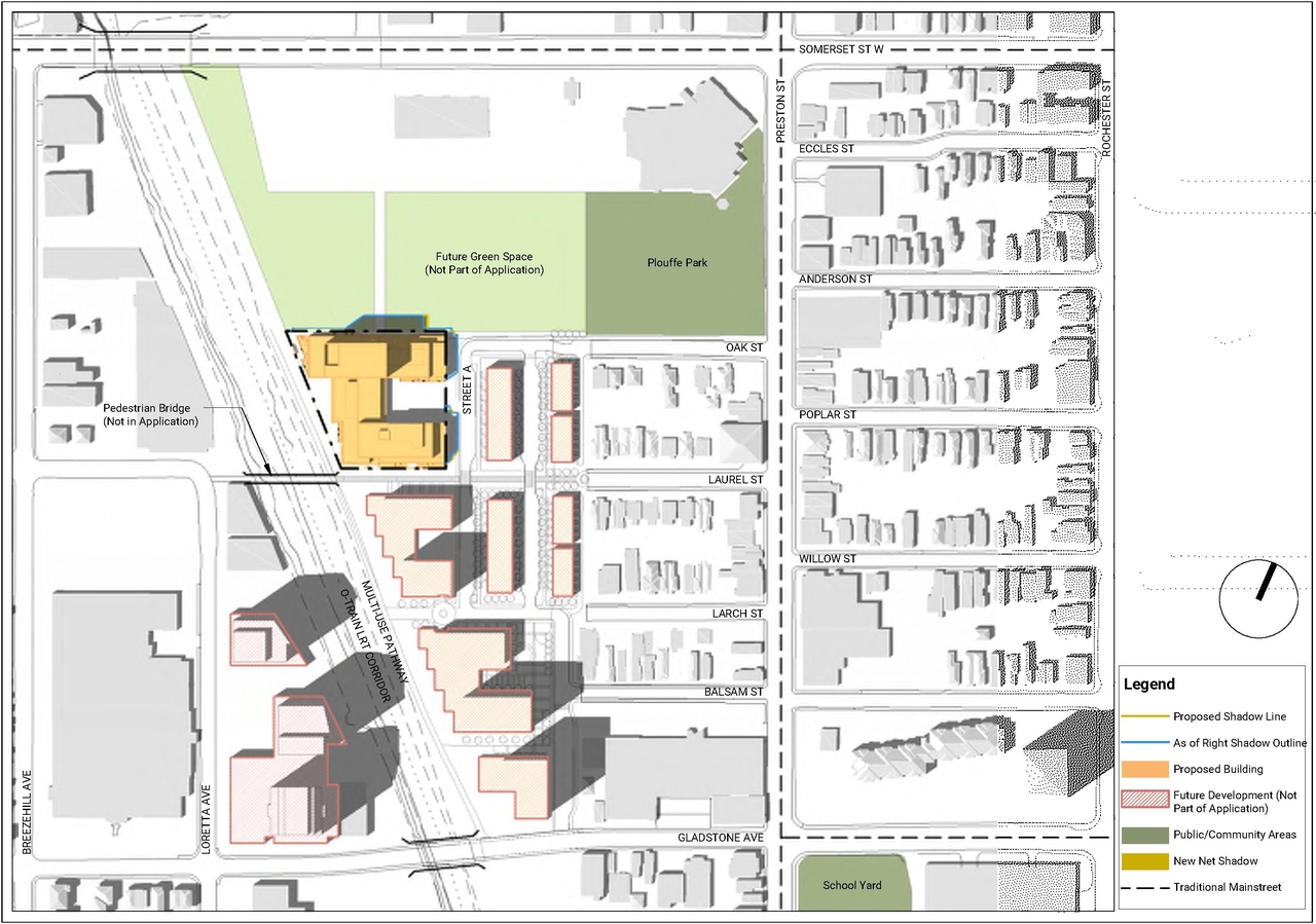 Construction site plan for project from page 76 of the file '2021-11-25 - UDRP Dec 3 2021 Design Brief - D07-12-21-0149'