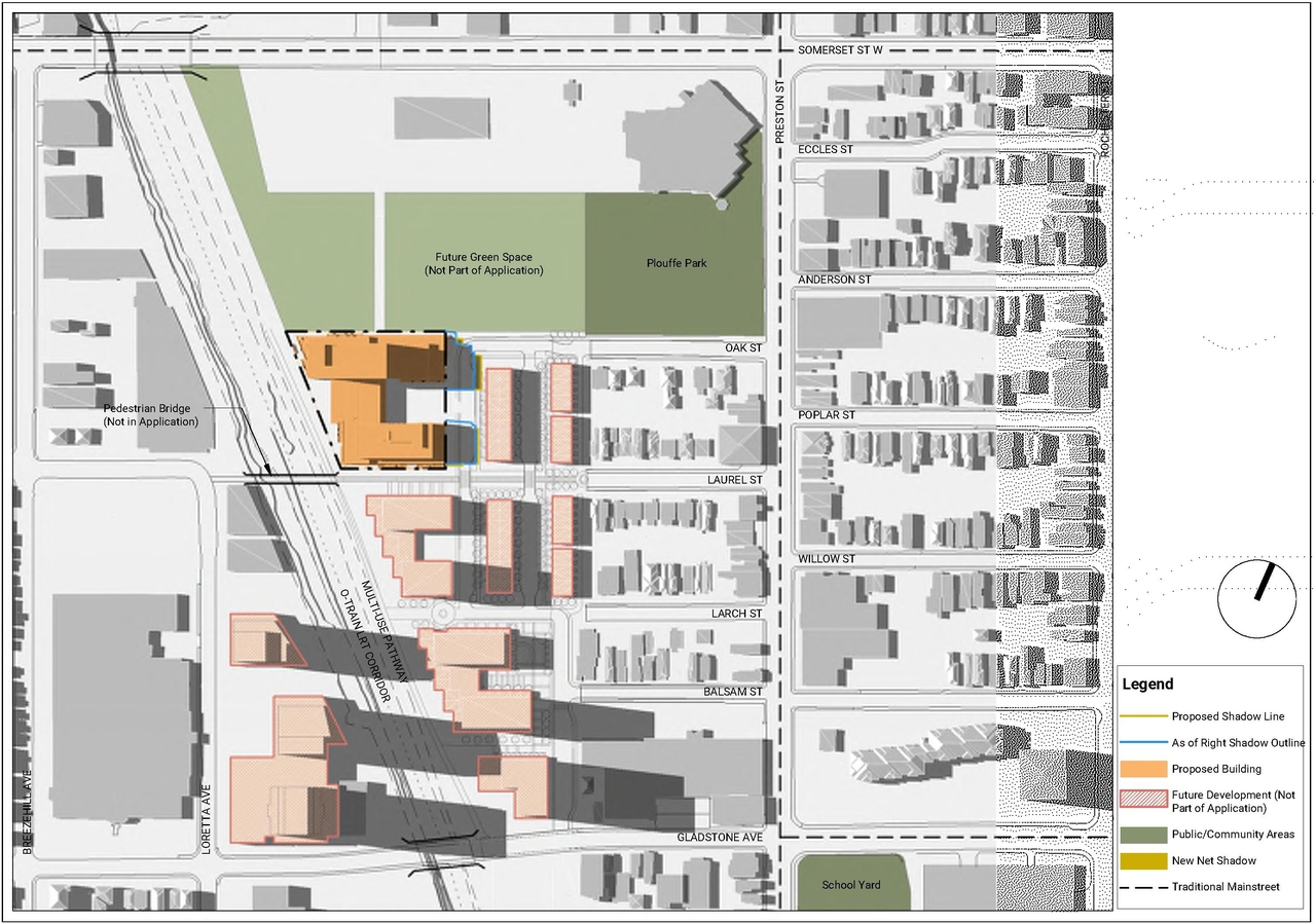 Construction site plan for project from page 78 of the file '2021-11-25 - UDRP Dec 3 2021 Design Brief - D07-12-21-0149'