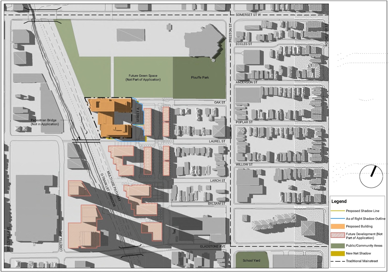 Construction site plan for project from page 79 of the file '2021-11-25 - UDRP Dec 3 2021 Design Brief - D07-12-21-0149'