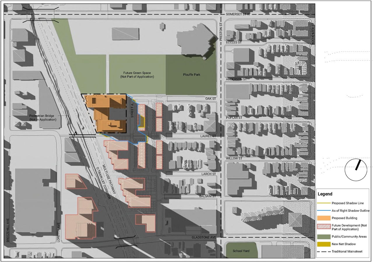 Construction site plan for project from page 80 of the file '2021-11-25 - UDRP Dec 3 2021 Design Brief - D07-12-21-0149'