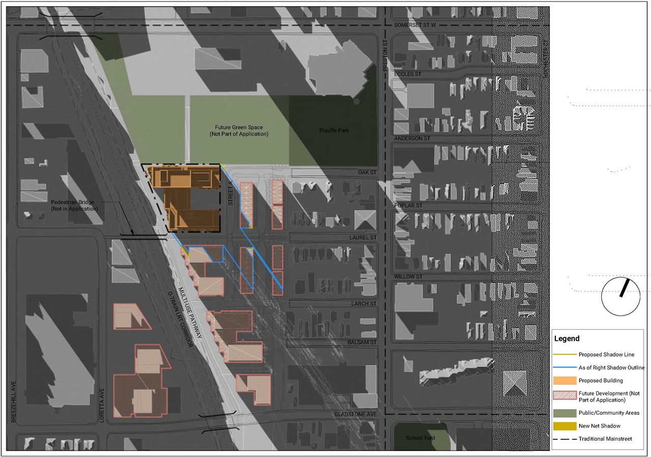 Construction site plan for project from page 83 of the file '2021-11-25 - UDRP Dec 3 2021 Design Brief - D07-12-21-0149'