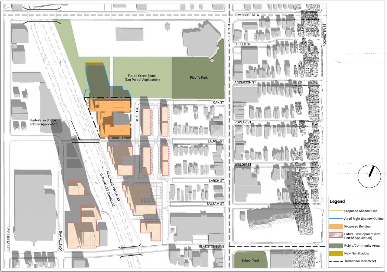 Construction site plan for project from page 86 of the file '2021-11-25 - UDRP Dec 3 2021 Design Brief - D07-12-21-0149'