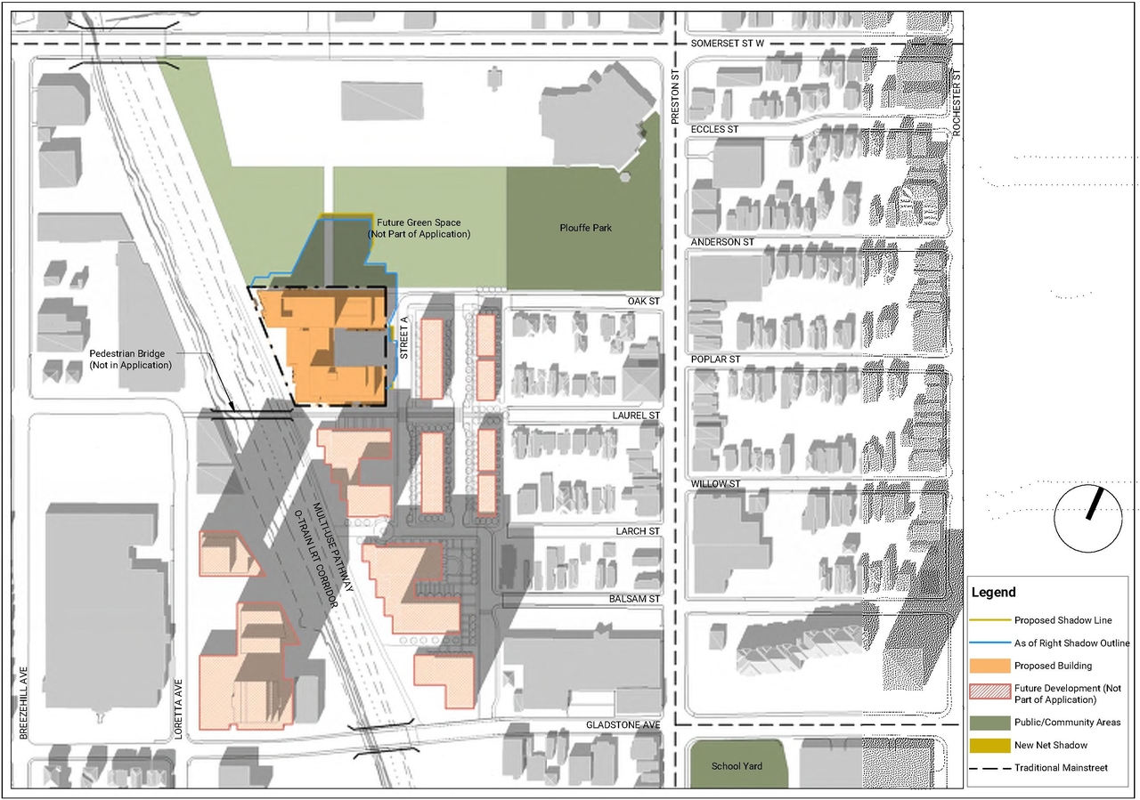 Construction site plan for project from page 88 of the file '2021-11-25 - UDRP Dec 3 2021 Design Brief - D07-12-21-0149'