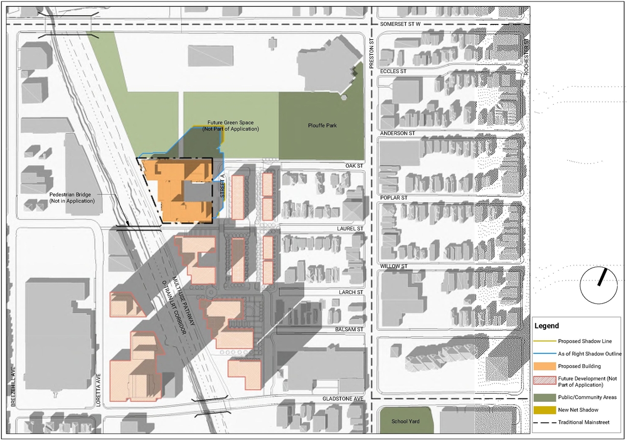 Construction site plan for project from page 89 of the file '2021-11-25 - UDRP Dec 3 2021 Design Brief - D07-12-21-0149'