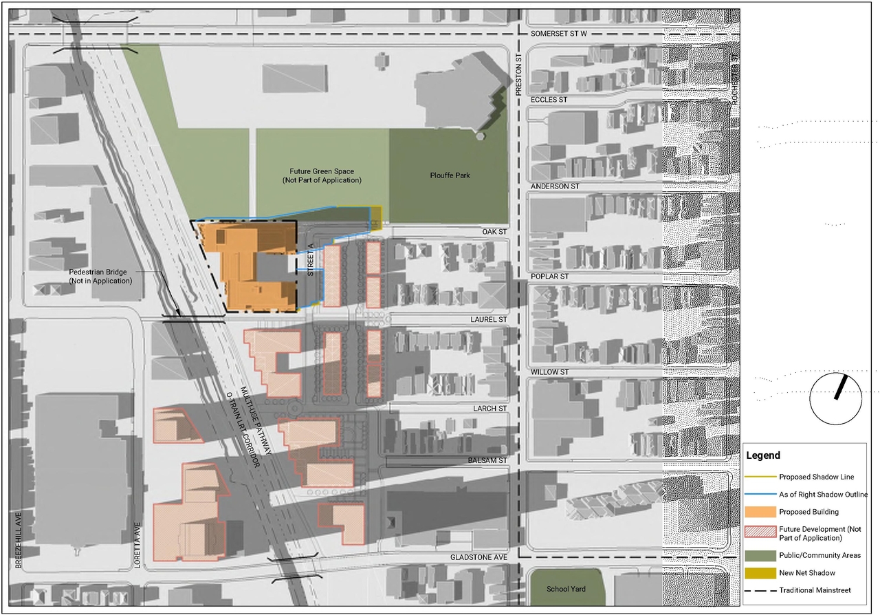 Construction site plan for project from page 91 of the file '2021-11-25 - UDRP Dec 3 2021 Design Brief - D07-12-21-0149'