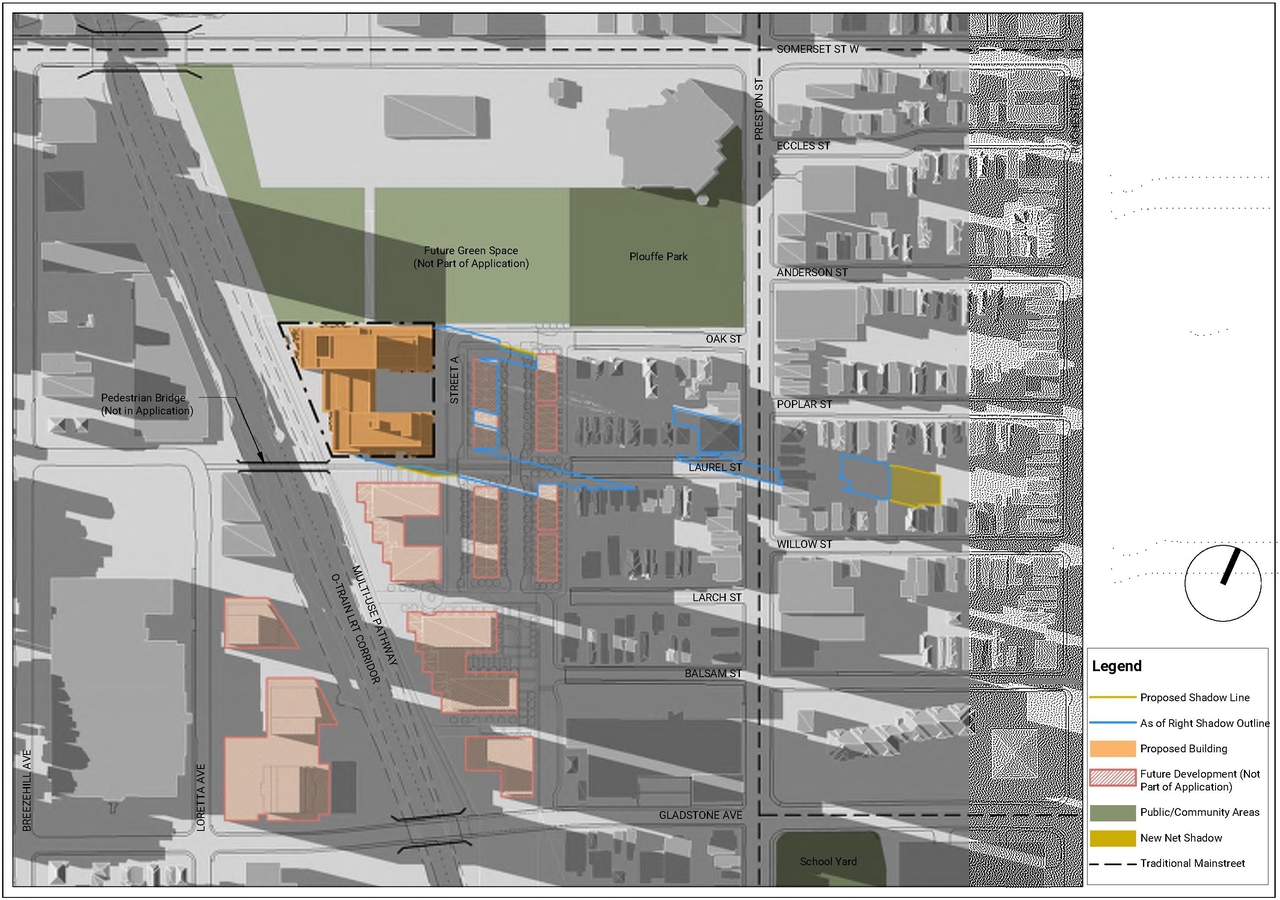 Construction site plan for project from page 93 of the file '2021-11-25 - UDRP Dec 3 2021 Design Brief - D07-12-21-0149'