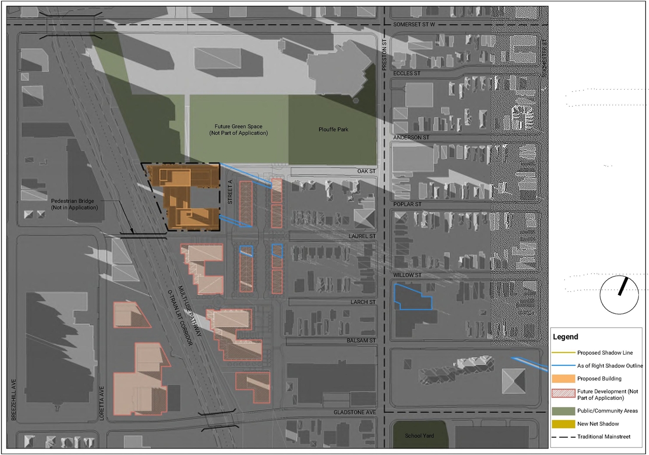 Construction site plan for project from page 94 of the file '2021-11-25 - UDRP Dec 3 2021 Design Brief - D07-12-21-0149'