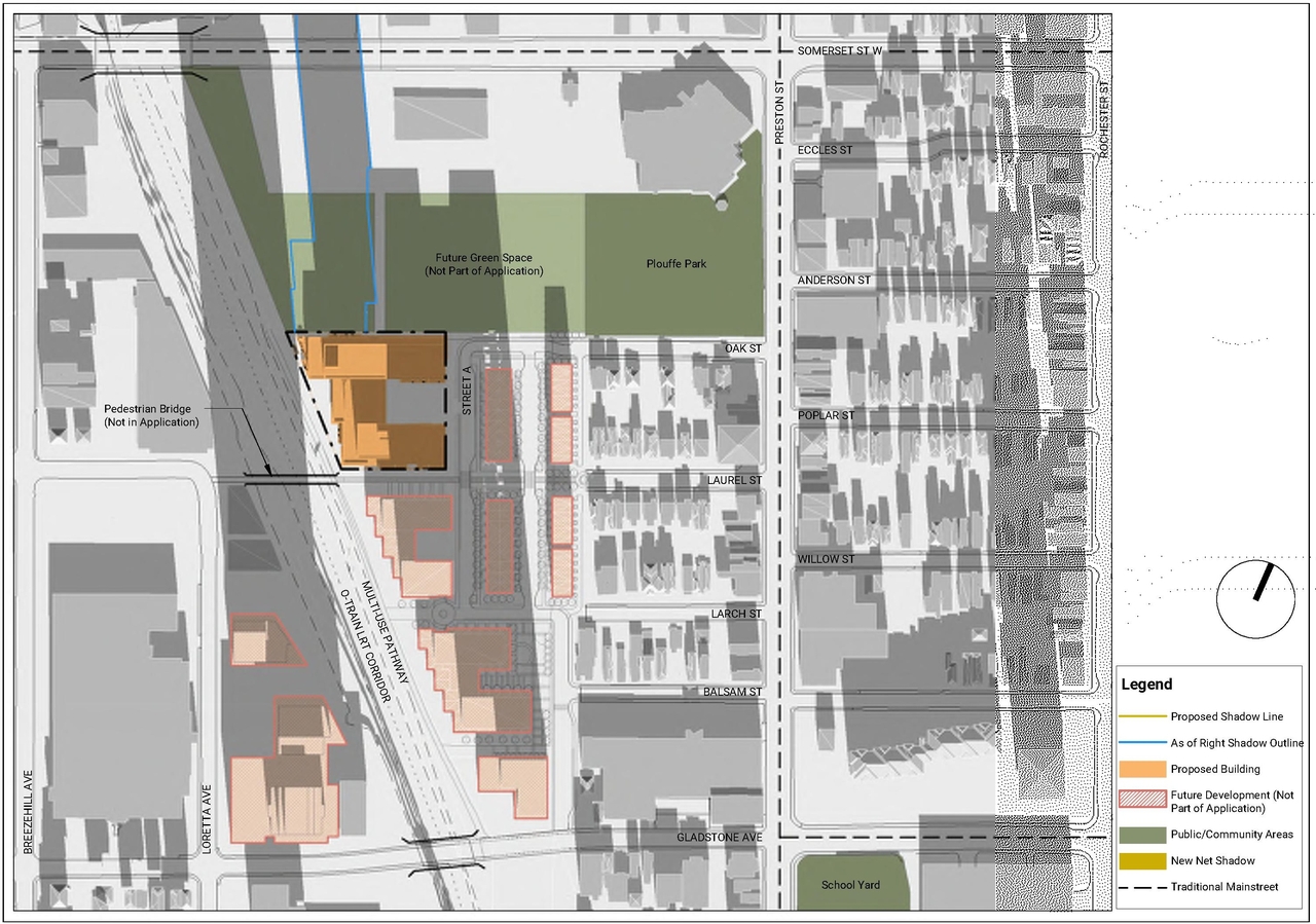 Construction site plan for project from page 97 of the file '2021-11-25 - UDRP Dec 3 2021 Design Brief - D07-12-21-0149'