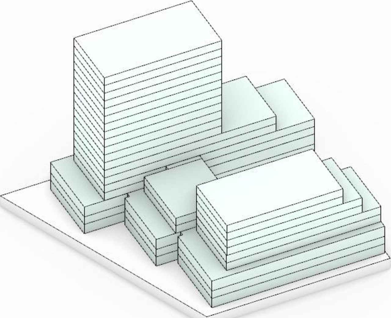 Rendering of building from page 8 of the file '2021-09-24 - Design Brief - D07-12-21-0149'