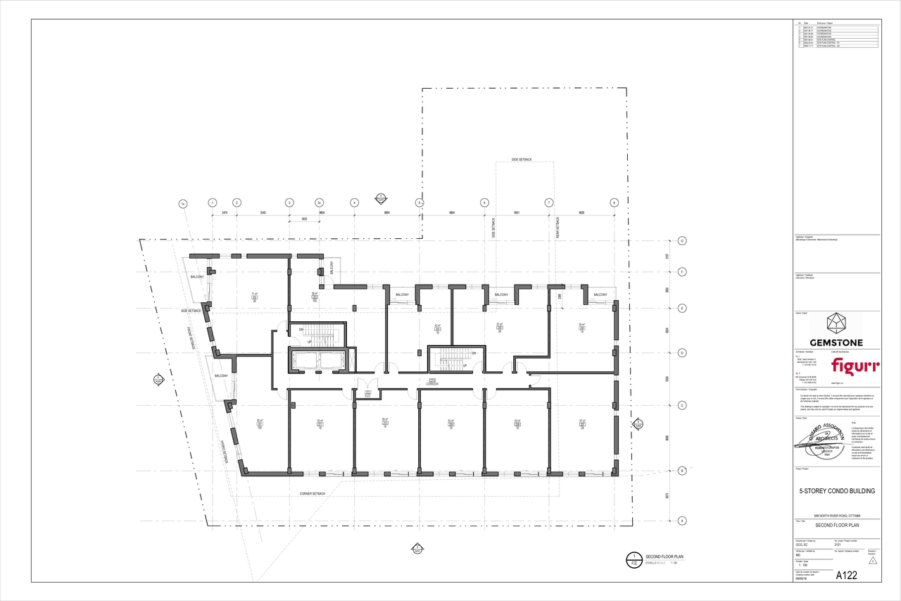 Floor plan for project from page 3 of the file '2022-12-16 - Floor Plans - D07-12-21-0150'