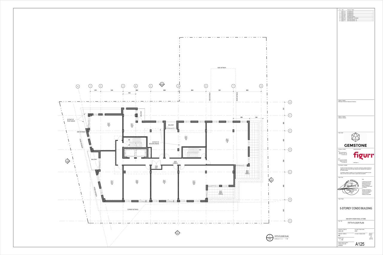 Floor plan for project from page 6 of the file '2022-12-16 - Floor Plans - D07-12-21-0150'