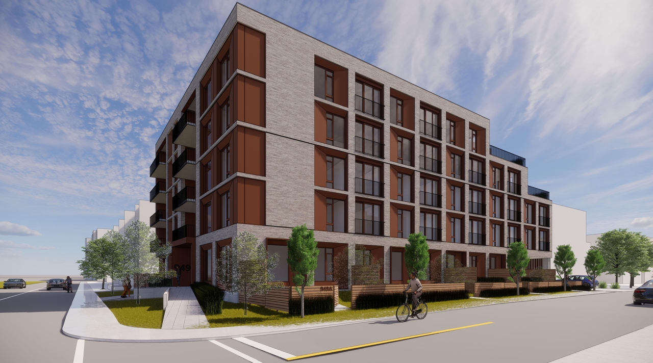 Rendering of building from page 3 of the file '2021-09-24 - Views - D07-12-21-0150'