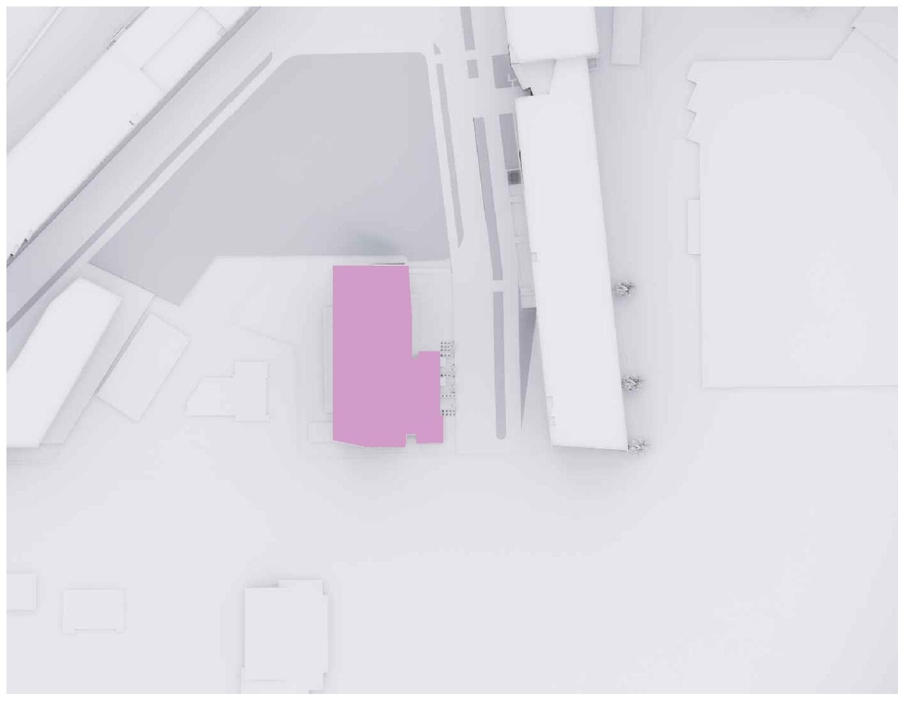 Construction site plan for project from page 4 of the file '2023-12-07 - Shadow, Views, Floor, Sections, Elevations Plans - D07-12-21-0152'