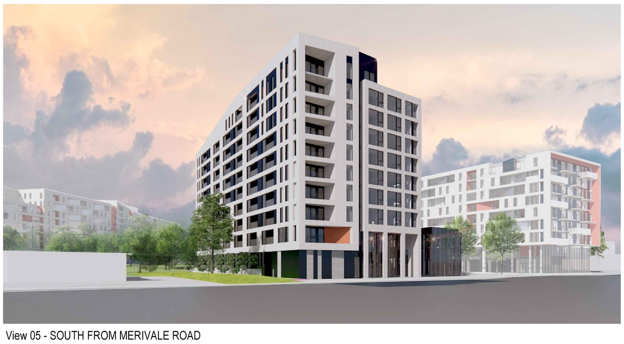Rendering of building from page 1 of the file '2024-05-16 - Model Views - D07-12-21-0152'
