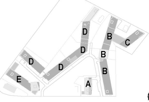 Construction site plan for project from page 13 of the file '2024-10-01 - Cover Sheet, Site Plan, Shadow Analysis, Model Views, Floor Plans and Elevations - D'