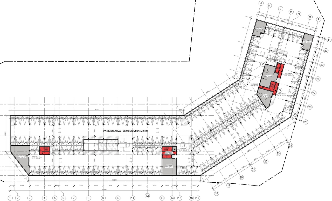 Construction site plan for project from page 32 of the file '2021-09-28 - Design Brief - D07-12-21-0153'