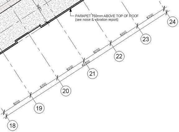 Construction site plan for project from page 35 of the file '2021-09-28 - Design Brief - D07-12-21-0153'