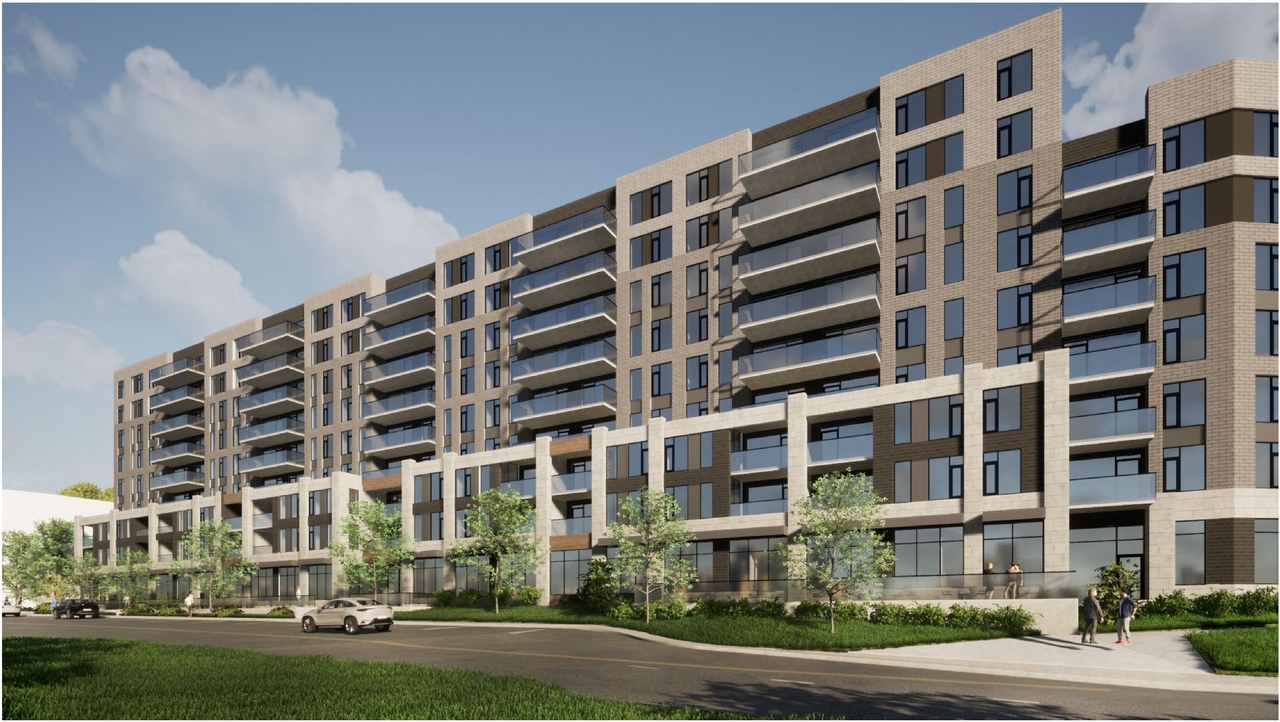 Rendering of building from page 1 of the file '2021-09-28 - View of West Building Rendering - D07-12-21-0153'