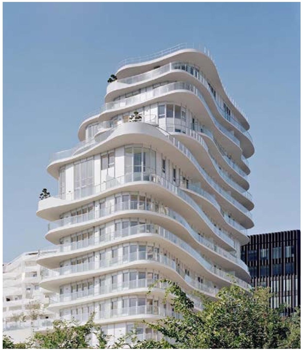 Rendering of building from page 12 of the file '2021-10-14 - Design Brief - D07-12-21-0160'