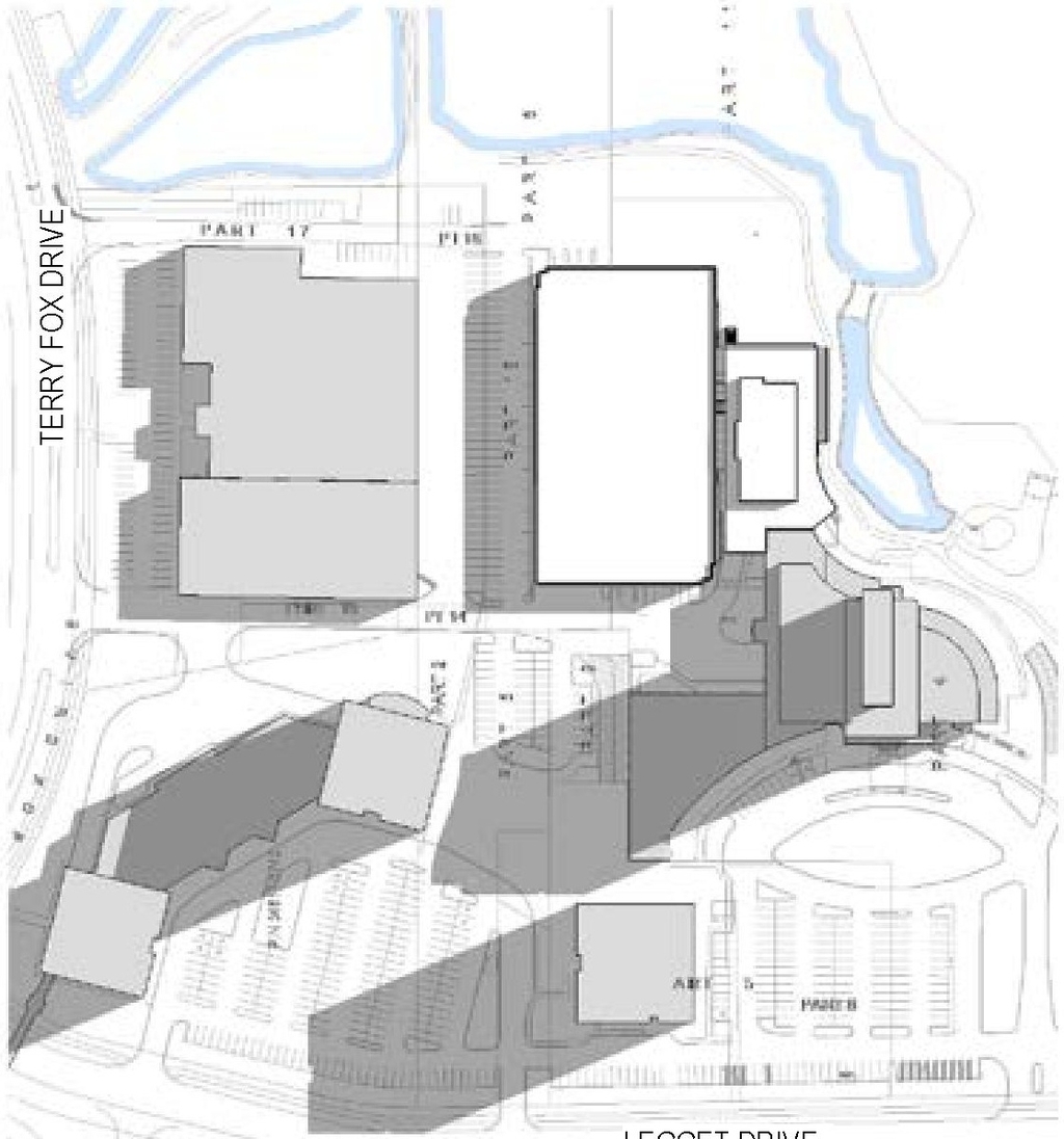 Construction site plan for project from page 19 of the file '2021-10-14 - Design Brief - D07-12-21-0160'