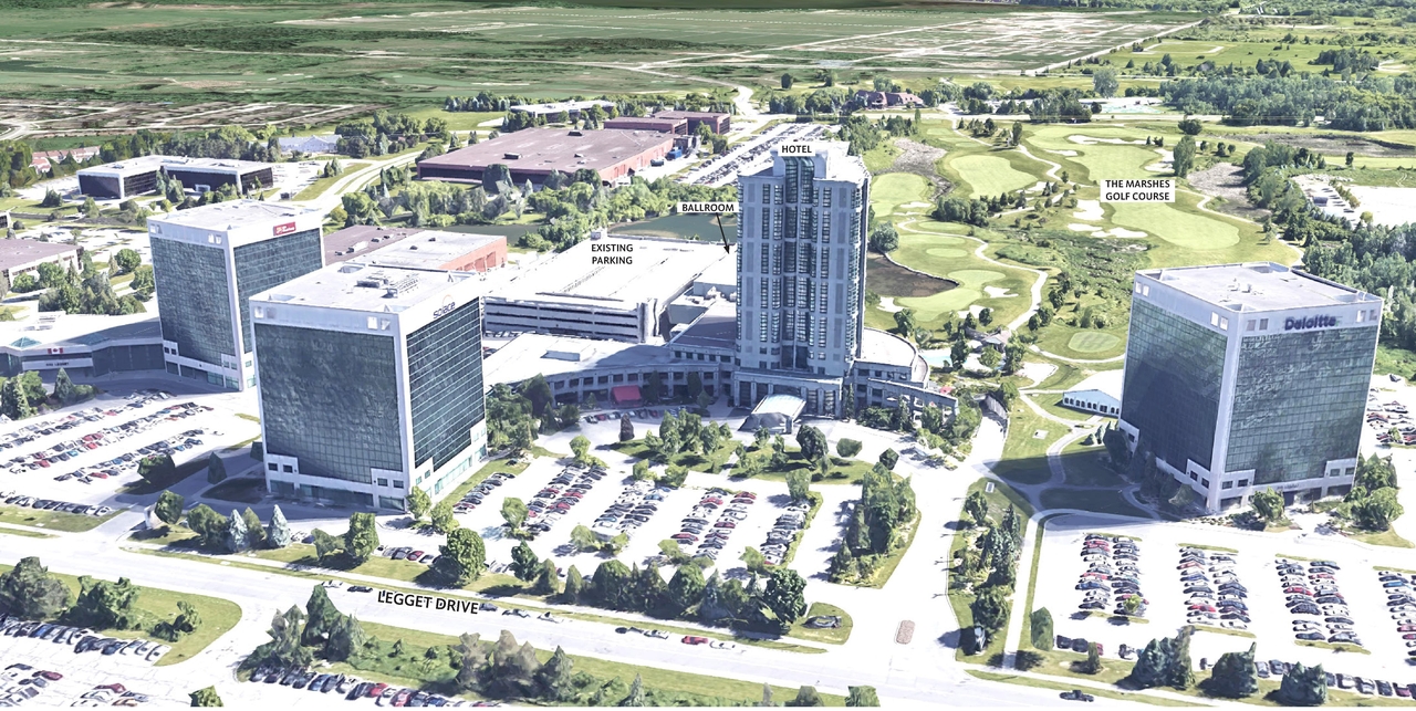 Rendering of building from page 6 of the file '2022-02-03 - Design Brief - D07-12-21-0160'