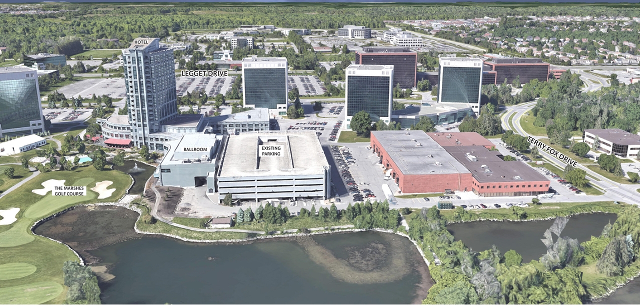 Rendering of building from page 7 of the file '2022-02-03 - Design Brief - D07-12-21-0160'