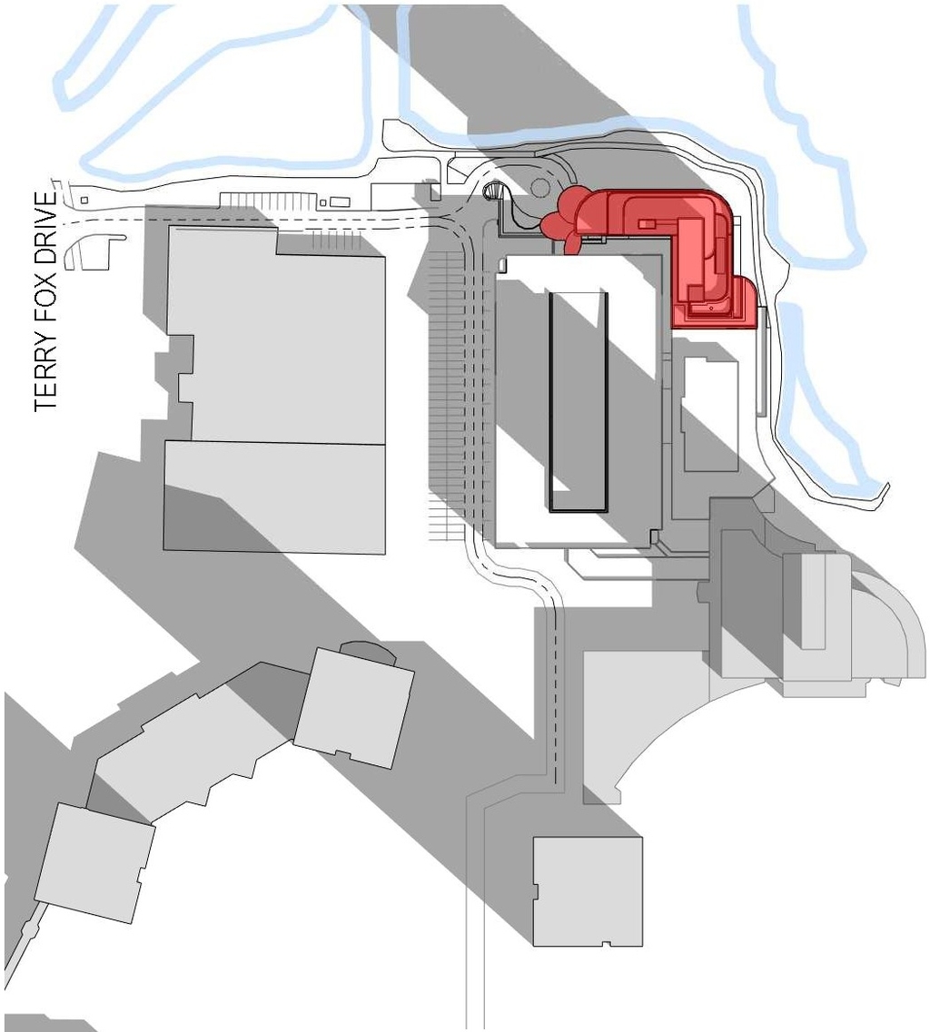Construction site plan for project from page 29 of the file '2022-02-03 - Design Brief - D07-12-21-0160'
