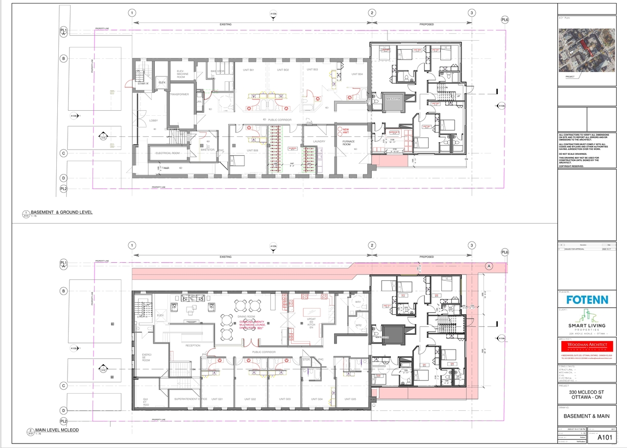 Floor plan for project from page 1 of the file '2023-10-12 - Floor Plan Package - D07-12-21-0172'