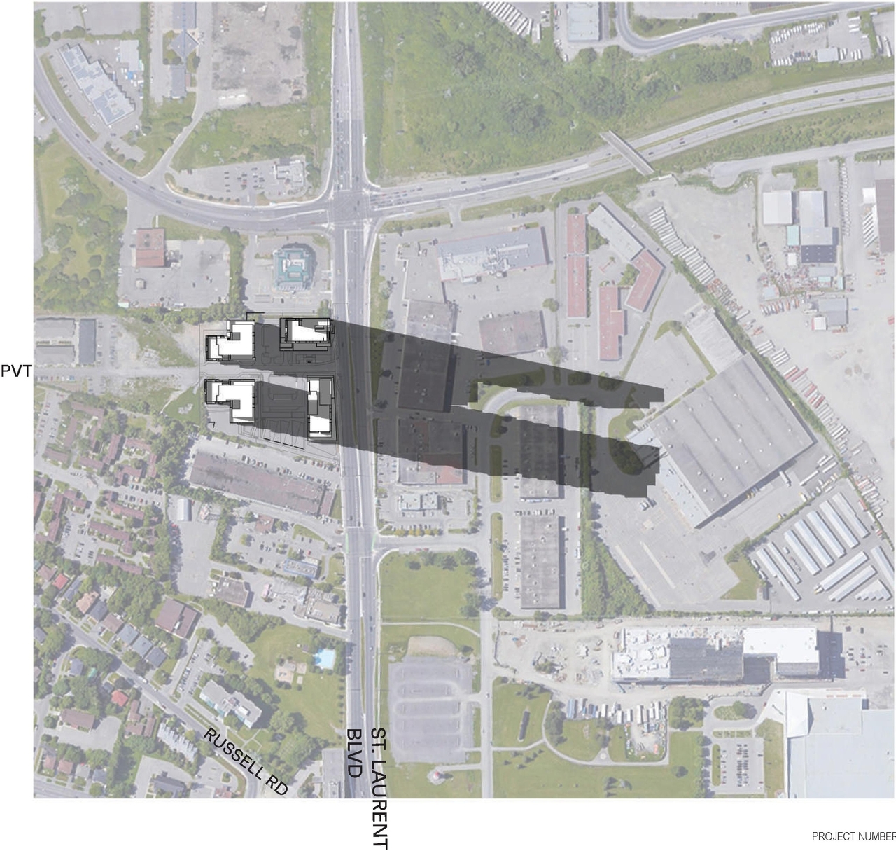 Construction site plan for project from page 99 of the file '2023-10-13 - Design Brief - D07-12-21-0177'