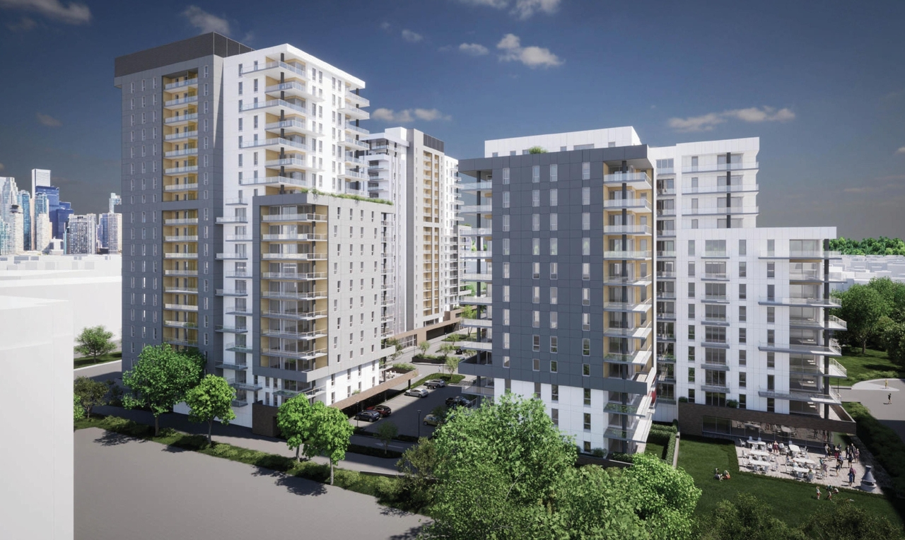 Rendering of building from page 76 of the file '2023-10-13 - Design Brief - D07-12-21-0177'