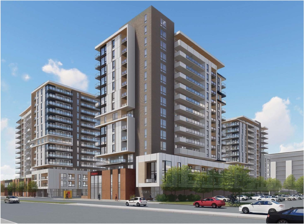 Rendering of building from page 19 of the file '2021-10-27 - DESIGN BRIEF - D07-12-21-0177'
