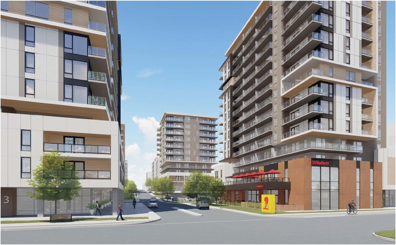 Rendering of building from page 75 of the file '2021-10-27 - DESIGN BRIEF - D07-12-21-0177'