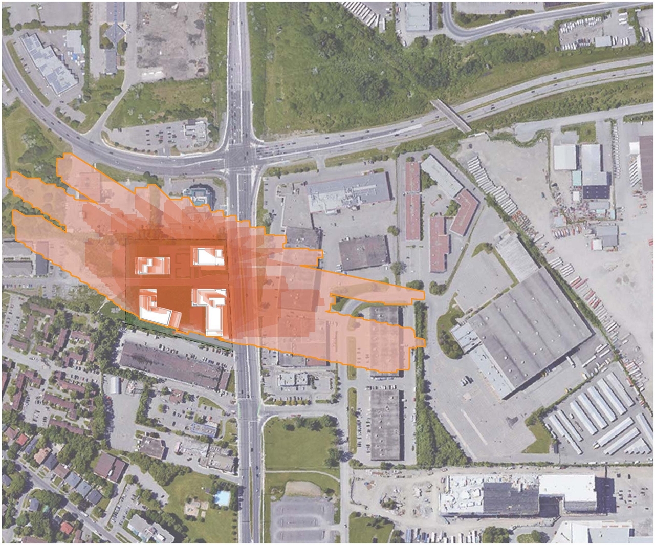 Construction site plan for project from page 91 of the file '2021-10-27 - DESIGN BRIEF - D07-12-21-0177'
