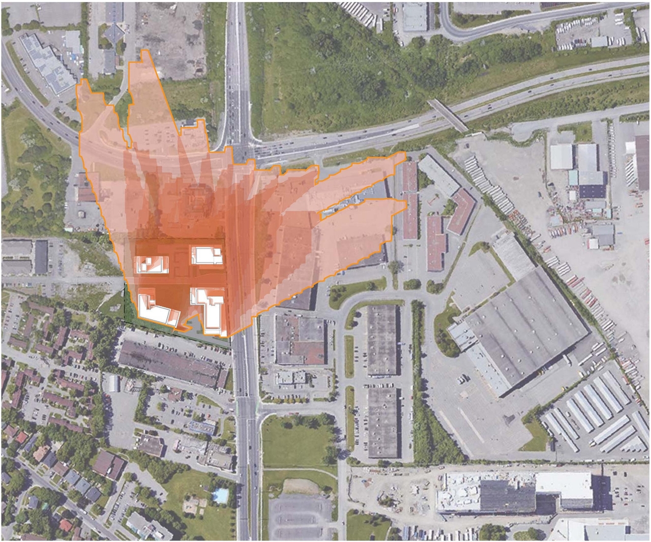Construction site plan for project from page 103 of the file '2021-10-27 - DESIGN BRIEF - D07-12-21-0177'